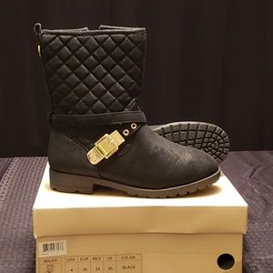 Micheal Kors Quilted Malka Boots